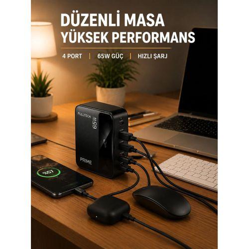 Usb-a Ve Usb-c Girişli Çoklu Şarj Cihazı
