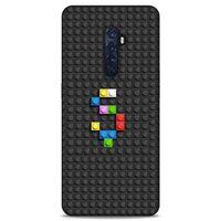 Lopard Oppo Reno 2 Uyumlu Kılıf BloX (31) TPU Kılıf Ş Harfi