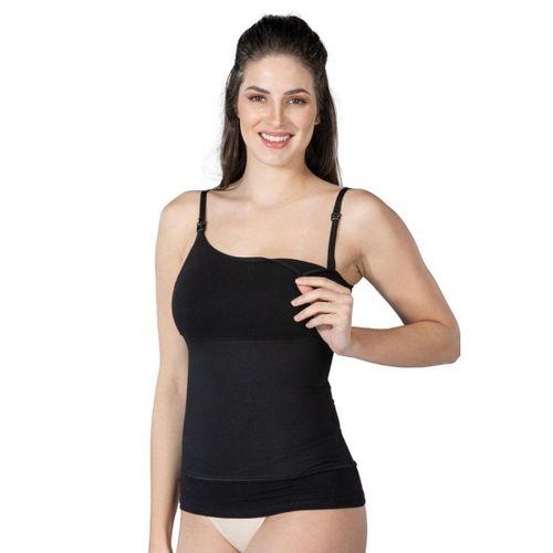 Siyah 1402 Modal Cotton Emzirme Atlet Korse