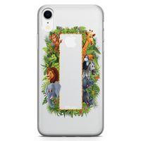 Apple iPhone XR Kılıf Hayvanat Bahçesi Arka Kapak Koruma Desenli Full Koruyucu