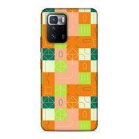 Xiaomi Poco X3 GT Uyumlu Kılıf Insomnia (48) Bumper Kılıf Fıstık Yeşili Turuncu