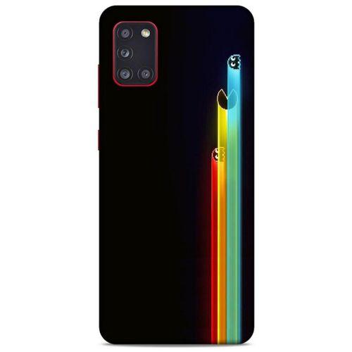 Retro (29) Desen Arka Koruma Kılıfı Renkli Samsung Galaxy A31 Kılıf