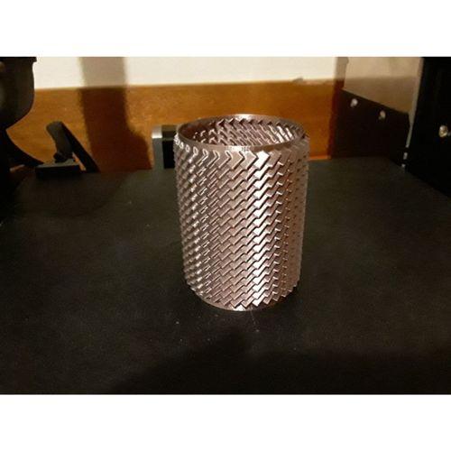 Seramik Desenli Silindirik Vazo Konteyneri (Bu ürün Sadece Plastik parçadır - Almadan Önce Soru Sorabilirsiniz)