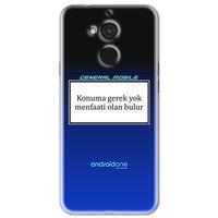 General Mobile GM 8 Kılıf HD Yazı Baskılı Silikon Arka Kapak - Yazı 6