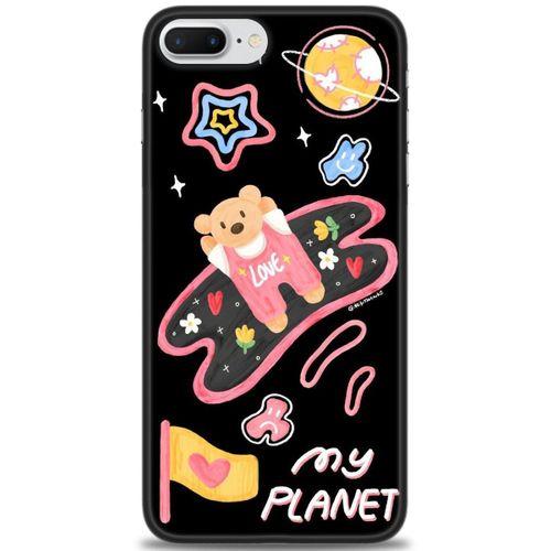 iPhone 7 Plus Kılıf HD Baskılı Kılıf - My Planet + Tam Ekran Koruyucu