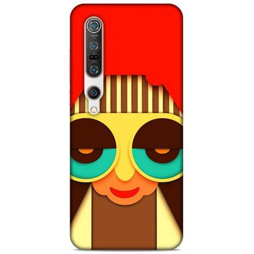 Lopard Xiaomi Mi 10 Pro Uyumlu Kılıf Soyut Sanat (5) Baskılı Koruma Kabı