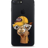 Zoologix (56) Apple Iphone 8 Plus Şeffaf Kılıf Silikon Desenli