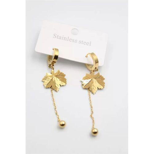 Çınar Ağacı Küpe - Altın