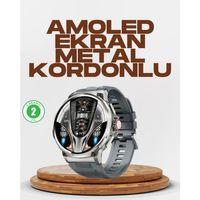 Şık Metal Kasa Ve Değiştirilebilir Kordonlarla Sw80 Smartwatch