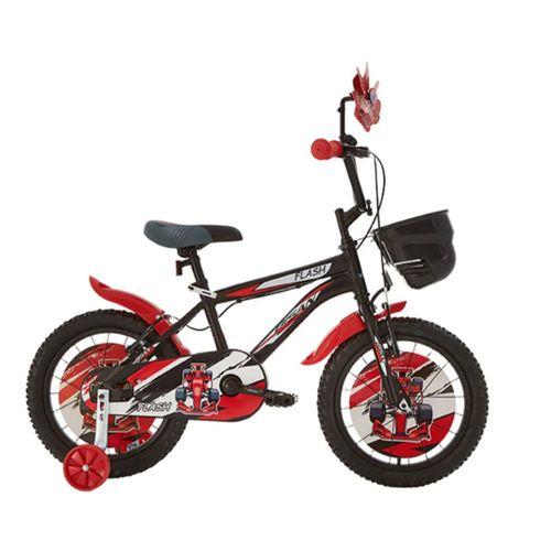 Bisan Flash 16 Jant Çocuk Bisikleti Siyah-Kırmızı