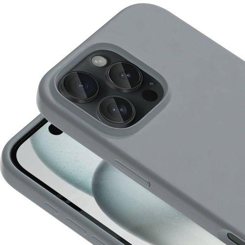 Apple iPhone 16 Pro Kılıf M-safe Şarj Özellikli Sıvı Teknolojili Silinebilir Sert Zore Kivi Kapak