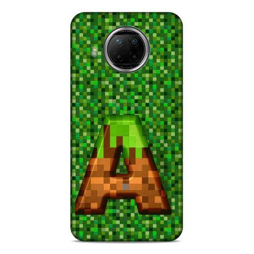 Lopard Xiaomi Redmi Note 9 Pro 5G Uyumlu Kılıf PiXel (44) Tough Armor Kılıf A Harfi