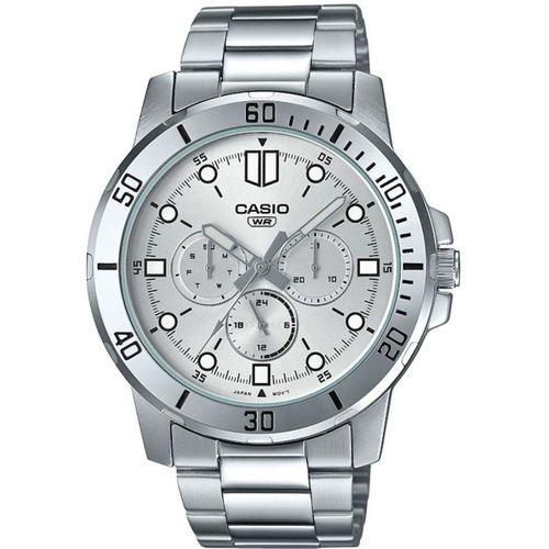 Casio MTP-VD300D-7EUDF Quartz Çelik Gri 45 mm Erkek Kol Saati