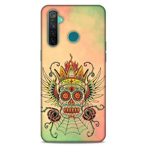 Lopard Oppo Realme 5 Pro Uyumlu Kılıf Tattoo's (20) Koruyucu Kılıf Skeleton