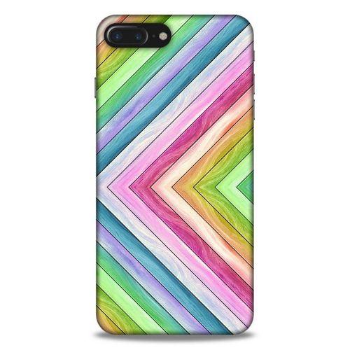 Lopard Apple Iphone 7 Plus Uyumlu Kılıf Wood'X (41) Tank Kılıf Baskılı