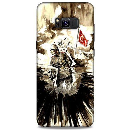 Samsung Galaxy S8 Plus Kılıf Atatürk (46) Core Armor Kılıf Karışık