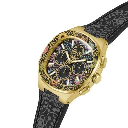 Guess GUGW0784G1 Quartz Silikon Siyah 44 mm Erkek Kol Saati