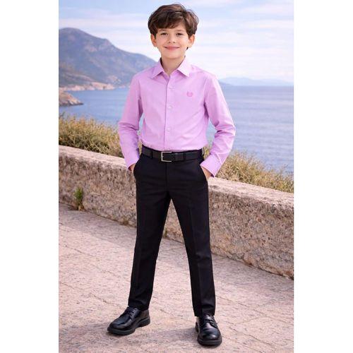 ALEXANDERGARDI Uzun Kollu Klasik Erkek Çocuk Gömlek