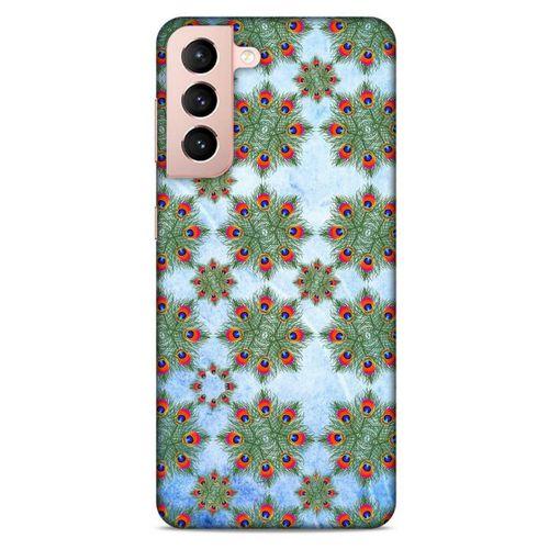 Lopard Samsung Galaxy S21 Uyumlu Kılıf Tüyler (24) Darbe Emici Kılıf