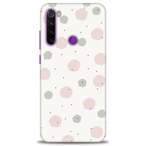 Xiaomi Redmi Note 8 Kılıf HD Baskılı Kılıf - Soft Benekler + Tam Ekran Koruyucu