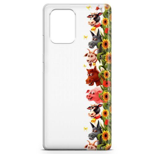 Samsung Galaxy S10 Lite Kılıf Keçi At Eşek Arka Kapak Koruma Desenli Full Koruyucu