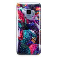 Samsung Galaxy S9 Kılıf Renkli Boncuk 3d Arka Kapak Koruma Desenli Full Koruyucu