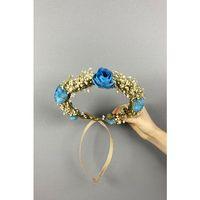 Şakayık Çiçekli Cipsolu Fiyonklu Dış Çekim Gelin Tacı