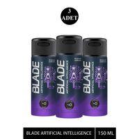3 Adet Blade Artificial Intelligence 2.0 Deodorant 150mL