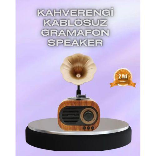 Taşınabilir Mini Retro Radyo Bluetooth Hoparlör Usb Sd Aux Destekli