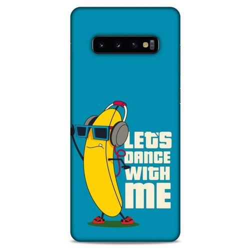 Frutix Muz 01 Samsung Galaxy S10 Plus Kılıf Desenli Silikon