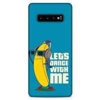 Frutix Muz 01 Samsung Galaxy S10 Plus Kılıf Desenli Silikon