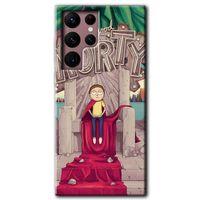 Samsung Galaxy S22 Ultra HD Baskılı Kılıf + 9D Tam Ekran Koruyucu - Morty