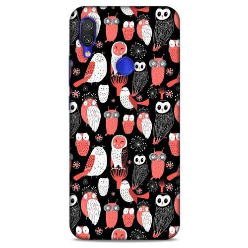 Baykuşlar (24) Desenli Silikon Kapak Telefon Kabı Xiaomi Redmi Note 7 Pro Kılıf