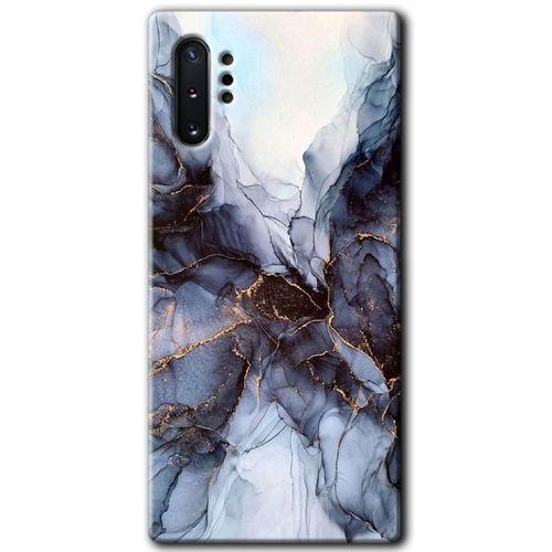 Galaxy Note 10 Plus Kılıf HD Desen Baskılı Arka Kapak - Otantik Mermer