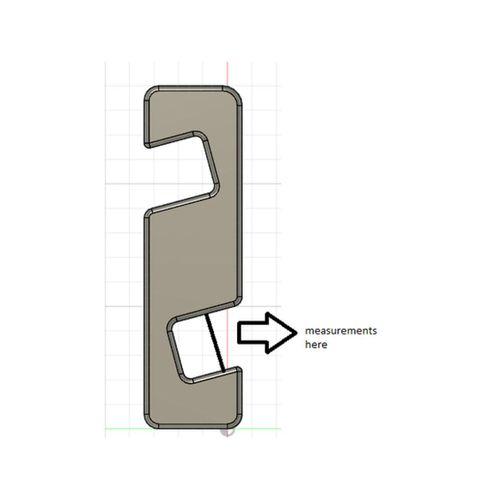 Telefon Standı 9-12mm 3D Baskı (Bu ürün Sadece Plastik parçadır - Almadan Önce Soru Sorabilirsiniz)