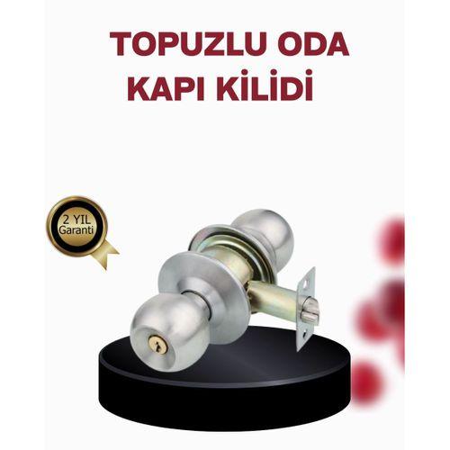 Paslanmaz Çelik Dayanıklı Topuzlu Kapı Kilidi