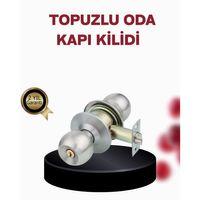 Paslanmaz Çelik Dayanıklı Topuzlu Kapı Kilidi