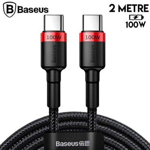 Baseus Cafule PD2.0 100W flash Şarj Usb Type-C Kablo (20V 5A) 2 Metre