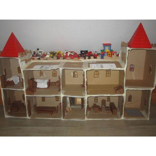 Château Fort M di Val 1/12 Bölüm 10 Çatılar (Bu ürün Sadece Plastik parçadır - Almadan Önce Soru Sorabilirsiniz)