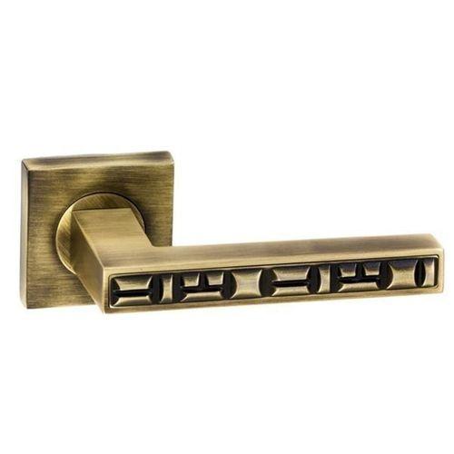 Doğanlar kuadro lüks antik füme eskitme rozetli oda kapı kolu