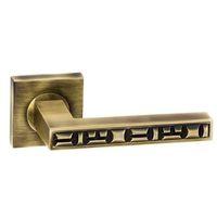 Doğanlar kuadro lüks antik füme eskitme rozetli oda kapı kolu