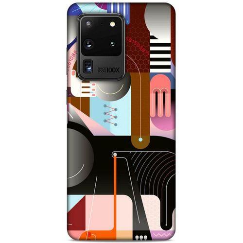 Lopard Samsung Galaxy S20 Ultra Uyumlu Kılıf Soyut Sanat (18) Desenli Telefon Kılıfları