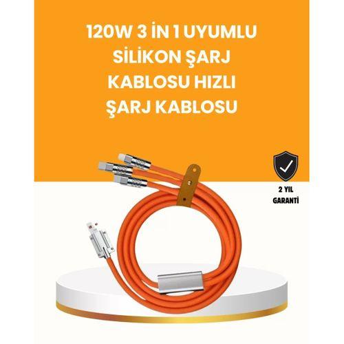 Çoklu Cihaz Dostu 120 w Hızlı Şarj Kablosu – Tek Kablo İle Her Cihaz Elinizin Altında