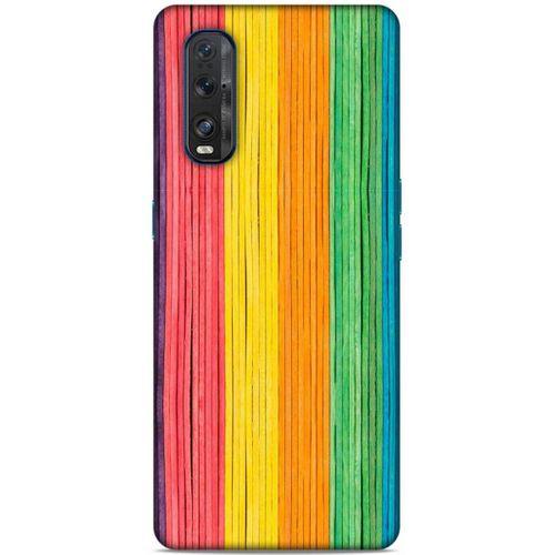 Lopard Oppo Find X2 Uyumlu Kılıf Wood'X (28) Arka Kapak Desenli