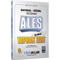 ALES Sayısal Sözel Yetenek Master Serisi Çek Kopart Yaprak Test Yediiklim Yayınları