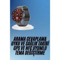 Çağrı Cevaplama Sesli Asistan Çoklu Dil Desteği 5.0 Bluetooth Akıllı Saat