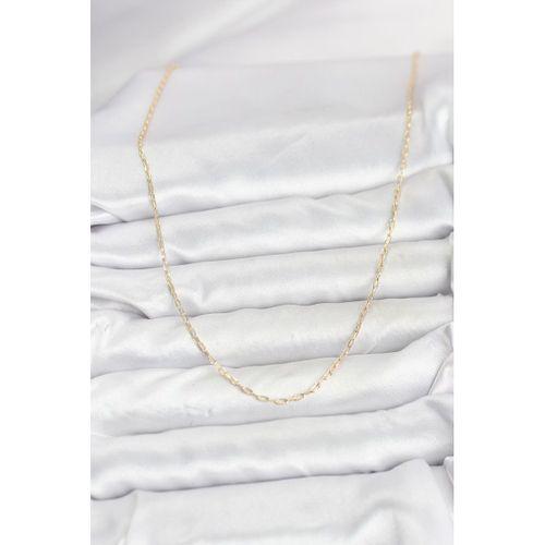 CM 14K Gold Renk Ataç Zincir Model 60 cm Kadın Kolye