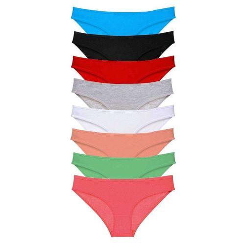 8 adet Süper Eko Set Likralı Kadın Slip Külot Set 6