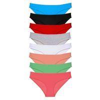 8 adet Süper Eko Set Likralı Kadın Slip Külot Set 6
