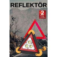 Solar Şarjlı Çok Fonksiyonlu Reflektör Işıklı Ikaz Lambası Acil Durum Reflektörü Acil Durum Uyarı Lambası